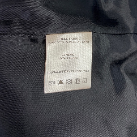 JASMINE DI MILO black cotton ruffle blazer 4 - Picture 10 of 11